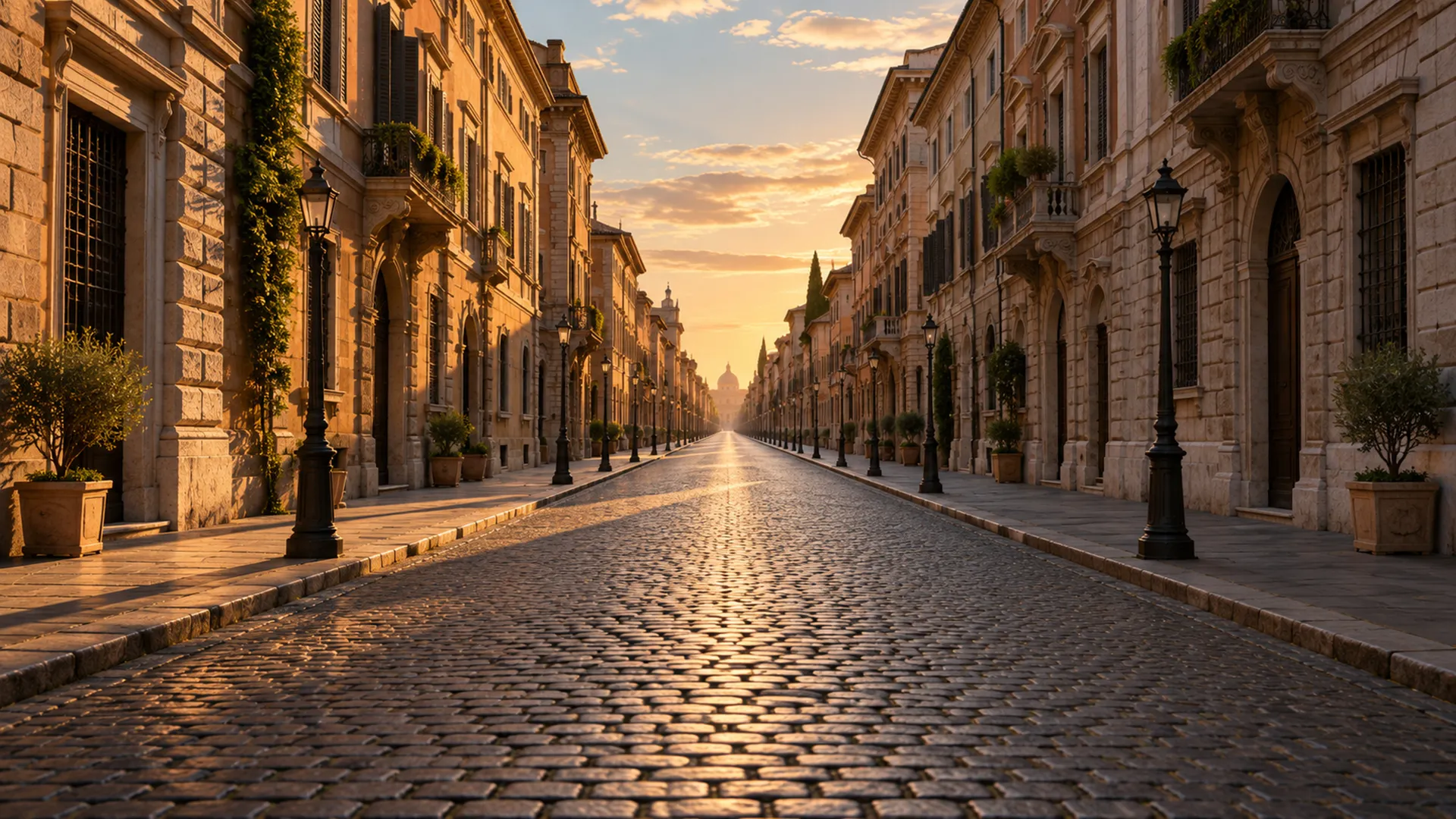 Rue en perspective