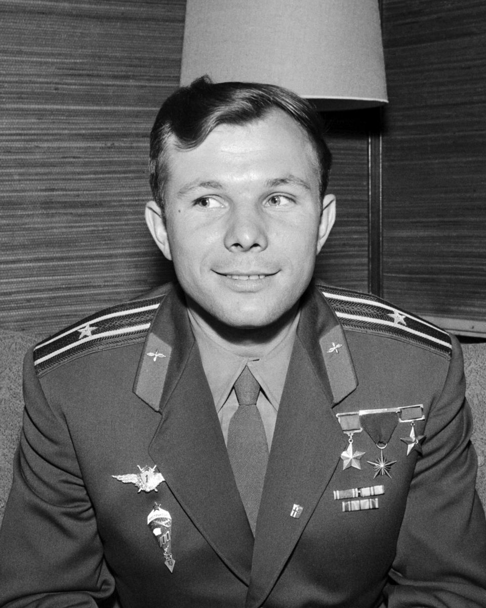 Youri Gagarine en 1961