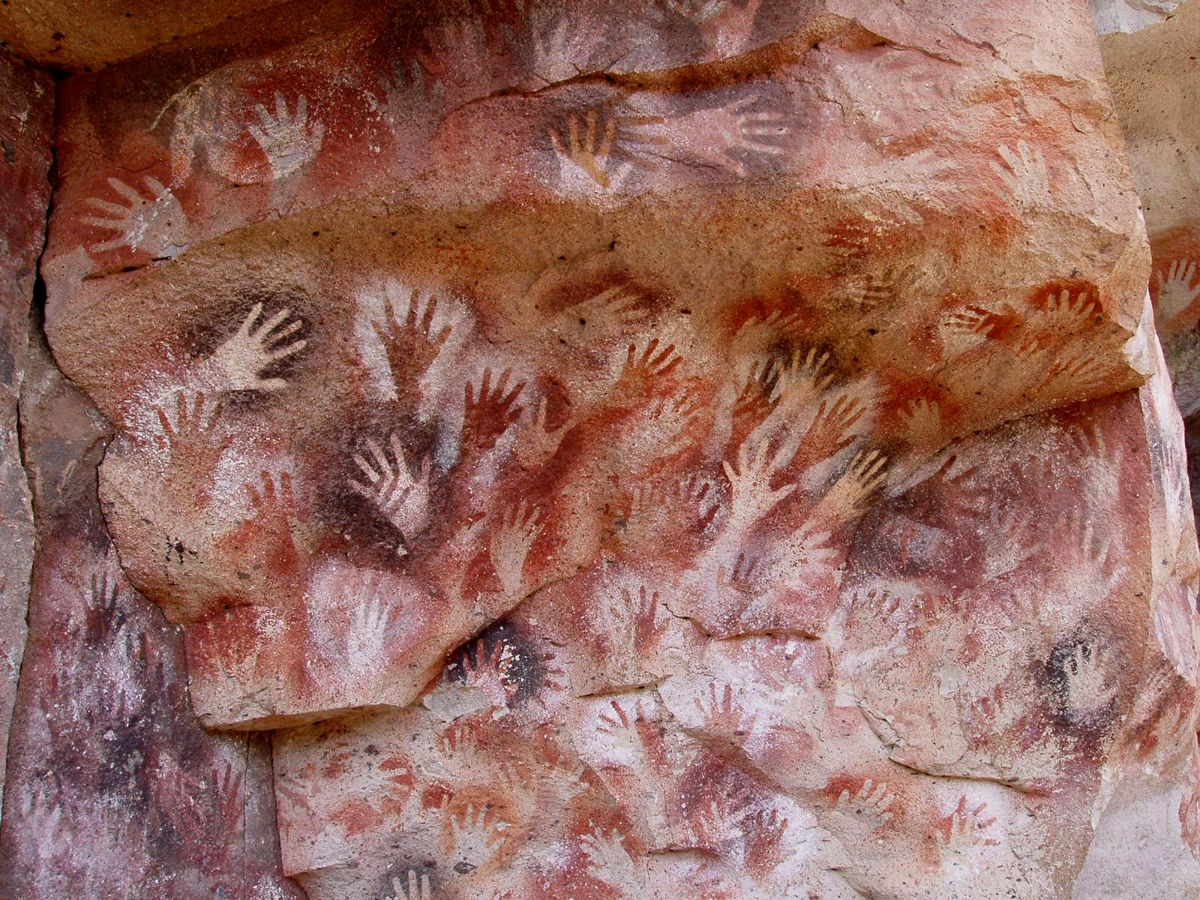 Mains négatives, Cueva de las Manos