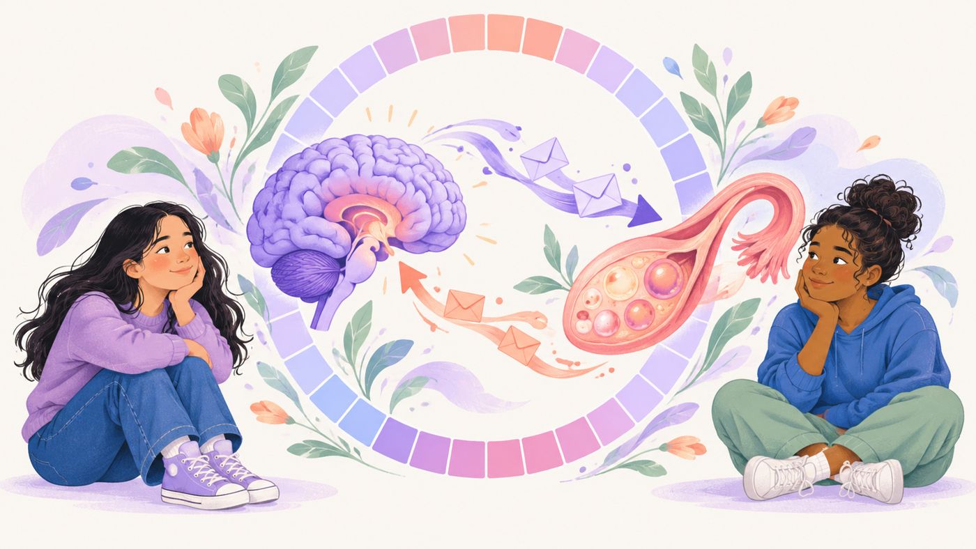 Illustration : Le cycle et ses hormones