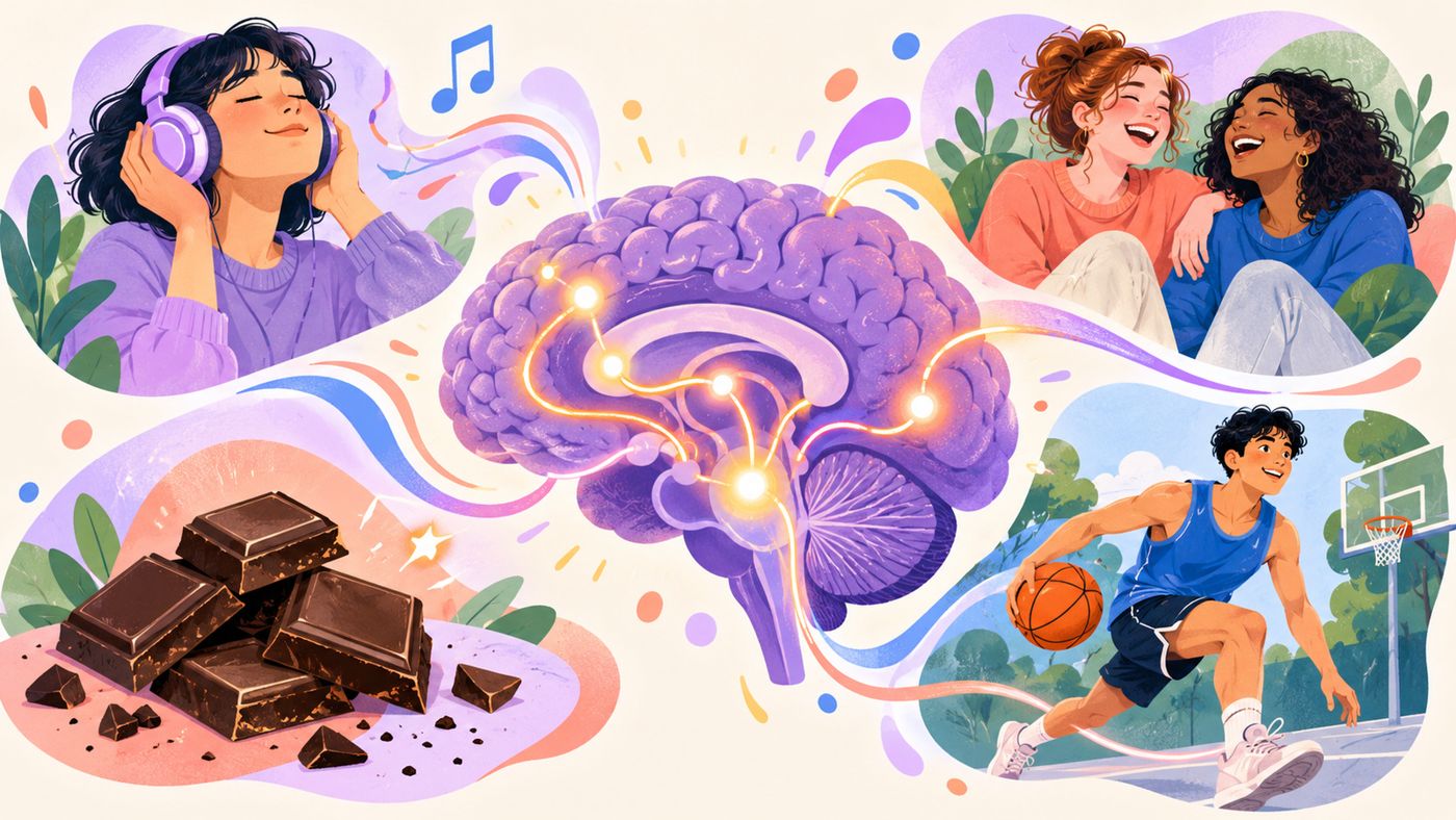 Illustration : Le plaisir et le cerveau
